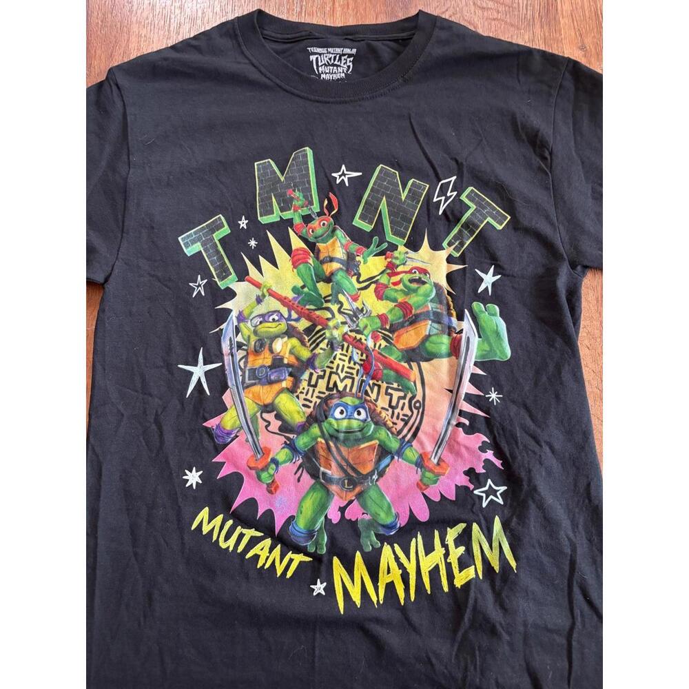 TMNT Teenage Mutant Ninja Turtles Mutant Mayhem T Shirt Adult S  Nickelodeon EUC